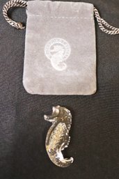 Waterford Crystal Seahorse Pin