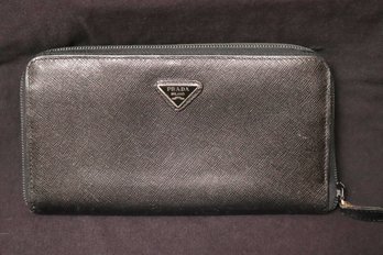 Prada Designer Leather Wallet/card Holder