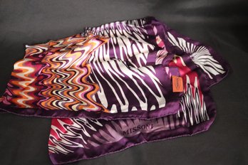 Missoni Silk Scarf Made In Italy