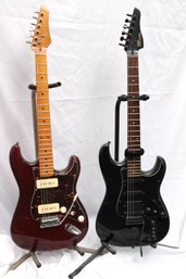 Includes SX Vintage Series 6 String Electric Guitar And Casio MIDI Guitar Built-in Guitar To MIDI Converter