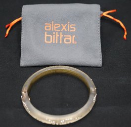 Alexis Bittar Designer Bracelet With Dust Pouch