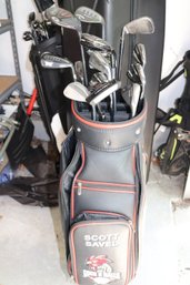 Golf Clubs & Golf Bag - Odyssey Stroke Lab Triple Track 2 Ball Blade, Taylor Made Irons 3,4,5,6 56& 60