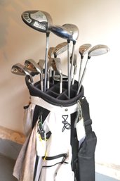 Vintage Ladies, Callaway Golf Set 14 Clubs Includes Odyssey Putter, And Ping Rhapsody Irons, Taylor Made Bag