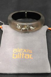 Alexis Bittar Designer Cuff Bracelet With Dust Pouch