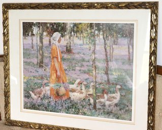 Goose Girl Framed Print