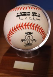 Cal Ripken JR. Autographed Baseball