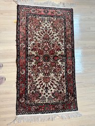 Vintage Hand-woven Hamadan Area Rug/carpet Made In Iran.