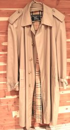Burberrys Made In England Designer Womens Trench Coat Size 12