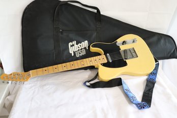 Vintage Squier Electric Guitar By Fender Telecaster Made In Japan Serial #  E513287