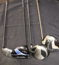 Callaway XR 13.5, Titleist Titanium 10.5, Callaway Big Bertha 460 13 And King Cobra Baffler DWS Rescue Club