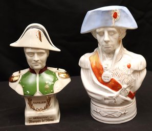 Vintage Napoleon Armagnac Figural Decanter And Coin Bank Pitcher
