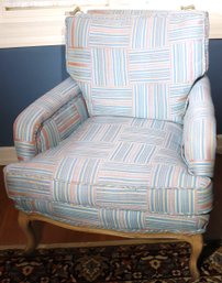 Cute And Cozy Custom Upholstered Arm Chair