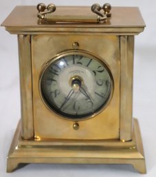 Vintage Timeworks Inc Berkeley California Brass Battery-operated Desk Clock