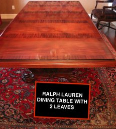 Ralph Lauren Dining Table With 2 Leaves