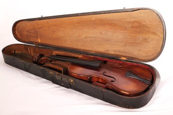 Vintage Violin With Case