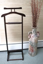 Ceramic Floor Vase With Double Handle & Bombay Coat Stand