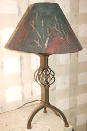 Santa Fe Style Metal Table Lamp