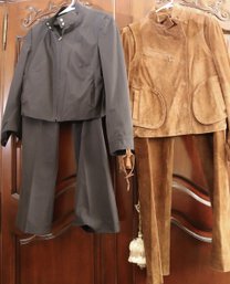 Yansi Fugel Size 10 Brown Suede Pants Outfits , Black Outfit Is Size 10 Needs The Hemming Fixed