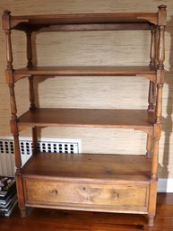 Ralph Lauren Rustic Home French Country Bookcase With A Drawer For Storage