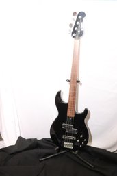Yamaha 4 String Electric Bass Guitar Model BB614 F Serial Number QLM139007 Includes A Stand