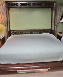 King Size Chinese Solid Wood Wedding Bed -