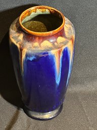 Belgium Antiqiue Pottery Vase Measures 10 1/4 Tall