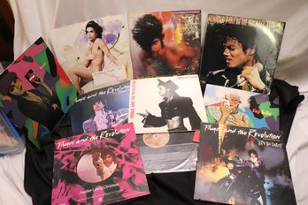 Assorted Prince Record Singles Titles Include Purple Rain, Mountains, Lets Go Crazy, Raspberry Beret And More