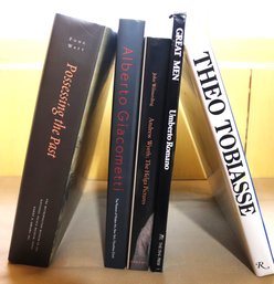 Lot Of 5 Vintage Hardcover Art Books With Theo Tobiasse, Alberto Giacometti, Possessing The Past & More