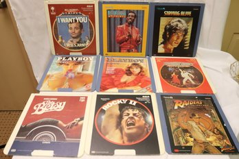 Lot Of 9 Video Discs With Staying Alive, Rocky II, And More