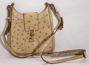 Vintage Gucci Ostrich Leather Handbag