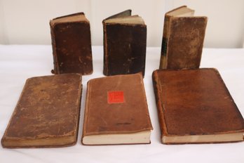 Collection Of Antique Books Years Include 1769, 1793, 1806, 1859 1932 As Pictured Assorted Titles/Publishers
