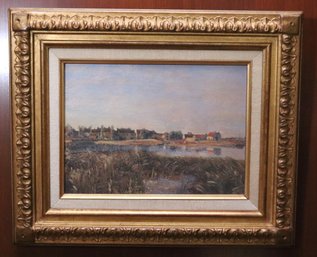 Replica Oil Painting Of View Of Saint Mammes, By Alfred Sisley