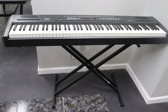 Keyboard On A Stage Stand Williams By Allegro. 52 Inches  X 13 Inches