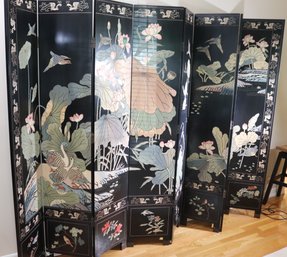 Oversized Chinese 8 Panel Screen