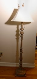 Heavy Ornate Metal Victorian Style Floor Lamp