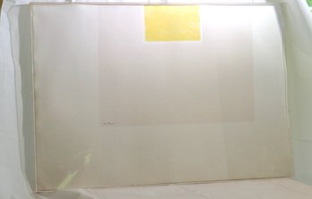 Robert Motherwell London Series Signed & Numbered Screen Print In Plexiglass Frame