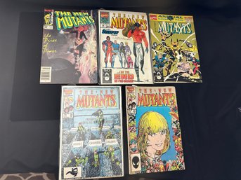 5 Vintage Marvel Comics: The Mutants, The New Mutants