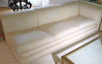 Custom Made MCM Single Arm 3 Seat Sofa With Down Filled Cushions