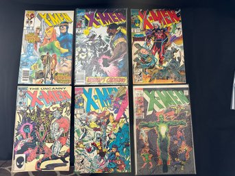 Marvel Comics Presents 6 Vintage X-Men Comics Apr 55, Dec 283, Nov 2, Dec 3, Apr 192 And Jan 71