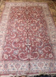 Vintage Pink Floral Indian Carpet 102 X 68 Inches