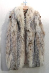 Jack And Paul Waltzer Lynx Fur Vest Size Large Approximate Size 10