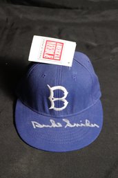 Duke Snyder Brooklyn Dodgers Autographed Major League Baseball Cap