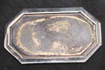 Tiffany And Co. Sterling Silver Octagonal Miniature Tray