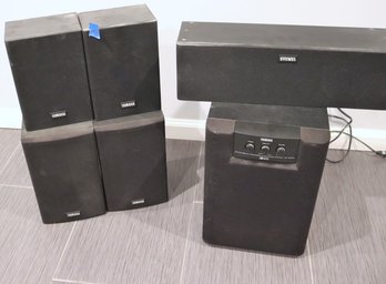 Speakers Include Yamaha Model YST- SW40 And Yamaha Ns-a76, Ns- Ac2