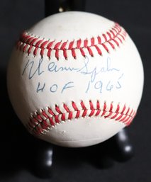 Warren Spahn Autographed Rawlings Baseball