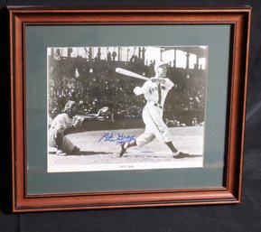 Pete Gray Browns 1945 Autographed Framed Photograph