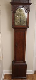 Blacket Wallace Brampton Antique Grandfather Clock In Working Condition, Includes, Weights, Pendulum, Key