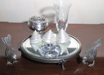 Home Decor Includes A Baccarat Crystal Heart, Metal Birds And More!
