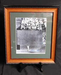 Willie Mays Autographed And Framed Photo With COA From Showcase Company