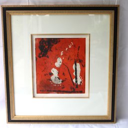 Abstract Lithograph 2/2 In Frame